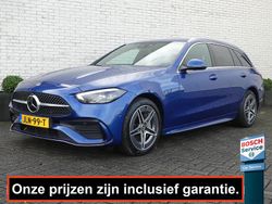 Blauw (metallic) Gebruikt 2022 Mercedes C300 AMG line Stationwagen | € 35.900 (Eerlijke prijs)