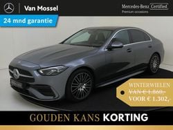 Grijs Gebruikt 2021 Mercedes C180 AMG line Sedan | € 38.945 (Eerlijke prijs)