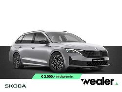 Zwart, metallic lak Nieuw 2025 Skoda Octavia SportLine Stationwagen | € 46.790 (Eerlijke prijs)
