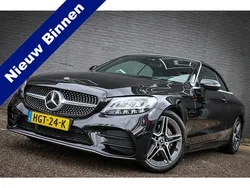 Zwart Gebruikt 2023 Mercedes C180 AMG line Cabriolet | € 49.950 (Goede deal)