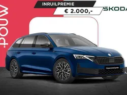 Blauw Nieuw 2025 Skoda Octavia SportLine Stationwagen | € 48.200 (Eerlijke prijs)