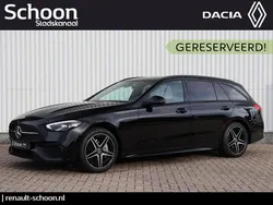 Zwart Gebruikt 2022 Mercedes C300 AMG line Stationwagen | € 35.950 (Super prijs)