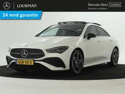Wit Gebruikt 2024 Mercedes CLA180 AMG line Sedan | € 41.950 (Iets duurder)