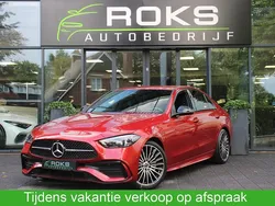 Rood Gebruikt 2022 Mercedes C180 AMG line Sedan | € 40.950 (Goede deal)