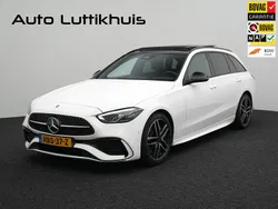 Wit Gebruikt 2021 Mercedes C200 AMG line Stationwagen | € 38.950 (Iets duurder)