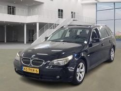 Zwart Gebruikt 2006 BMW 523 Executive Stationwagen | € 3.999 (Super prijs)