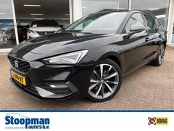 Zwart Gebruikt 2021 Seat Leon FR Stationwagen | € 24.950 (Iets duurder)