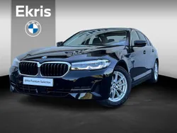 Zwart Gebruikt 2021 BMW 530e Sport Line Sedan | € 34.900 (Super prijs)