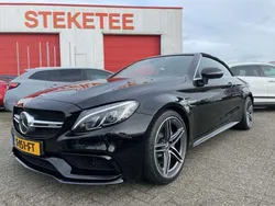 Zwart, metallic lak Gebruikt 2017 Mercedes C63 AMG AMG Cabriolet | € 64.950 (Super prijs)