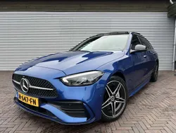 Blauw Gebruikt 2021 Mercedes C200 AMG line Stationwagen | € 39.900 (Eerlijke prijs)
