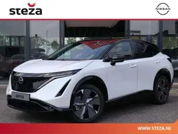 Pearl white / zwart dak Nieuw 2025 Nissan Ariya SUV | € 49.238 (Iets duurder)