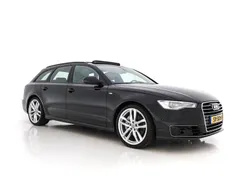 Zwart Gebruikt 2018 Audi A6 Design Stationwagen | € 14.945