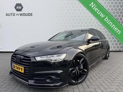 Zwart Gebruikt 2015 Audi A6 S-Line Stationwagen | € 16.950