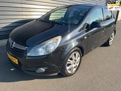 Zwart Gebruikt 2009 Opel Corsa Selection Hatchback | € 1.745 (Super prijs)
