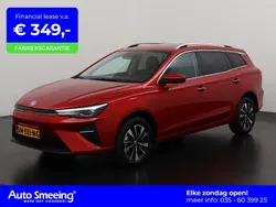 Rood Nieuw 2025 MG MG5 EV Comfort Stationwagen | € 27.945 (Iets duurder)