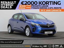 Blauw Nieuw 2025 Renault Clio V Evolution Hatchback | € 24.990 (Super prijs)