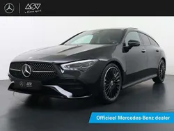 Zwart, metallic lak Nieuw 2024 Mercedes CLA180 Shooting Brake AMG line Stationwagen | € 49.925 (Goede deal)