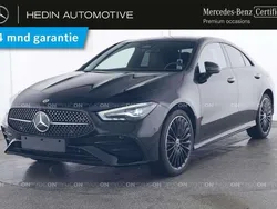 Zwart Gebruikt 2024 Mercedes CLA250e AMG line Sedan | € 46.900 (Super prijs)