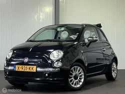 Zwart, metallic lak Gebruikt 2014 Fiat 500 Lounge Hatchback | € 8.445 (Iets duurder)