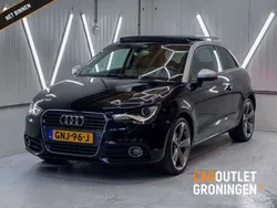 Zwart, metallic lak Gebruikt 2012 Audi A1 Ambition Hatchback | € 6.990 (Eerlijke prijs)