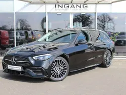 Zwart Gebruikt 2022 Mercedes C180 AMG line Stationwagen | € 39.950 (Duur)