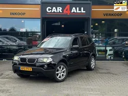 Zwart, metallic lak Gebruikt 2009 BMW X3 Exclusive SUV | € 7.495 (Super prijs)