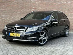 Zwart, metallic lak Gebruikt 2012 Mercedes C350 Avantgarde Stationwagen | € 11.995 (Super prijs)