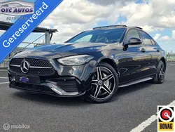 Zwart Gebruikt 2022 Mercedes C300e AMG line Sedan | € 46.995 (Iets duurder)