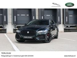 British racing green (donker groen metallic)bruin Gebruikt 2024 Jaguar XF Sportbrake R-Dynamic Stationwagen | € 89.995