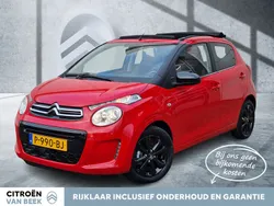 Roodrouge scarlet Gebruikt 2022 Citroën C1 Shine Hatchback | € 17.940