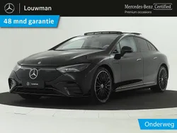 Donker 197 obsidiaanzwart metallic Gebruikt 2023 Mercedes EQE350 AMG line Sedan | € 54.945 (Goede deal)