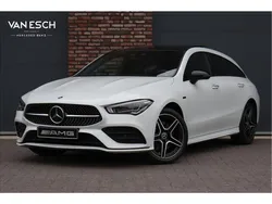 Wit, metallic lak Gebruikt 2021 Mercedes CLA250 Shooting Brake AMG line Stationwagen | € 31.500 (Eerlijke prijs)