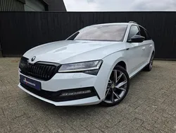 Wit Gebruikt 2021 Skoda Superb Business Line Stationwagen | € 26.950 (Eerlijke prijs)