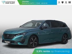 Blauw Gebruikt 2024 Peugeot 308 SW GT Stationwagen | € 33.990