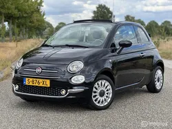 Zwart Gebruikt 2017 Fiat 500C Lounge Cabriolet | € 9.950 (Eerlijke prijs)