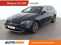 Blauw Gebruikt 2021 Mercedes E300 AMG line Stationwagen | € 35.749 (Super prijs)