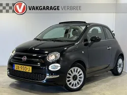 Zwart Gebruikt 2016 Fiat 500C Lounge Cabriolet | € 9.940 (Eerlijke prijs)