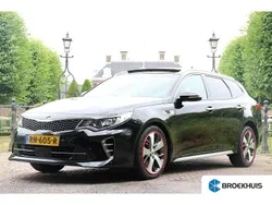 Zwart, metallic lak Gebruikt 2018 Kia Optima GT-Line Stationwagen | € 18.900 (Eerlijke prijs)