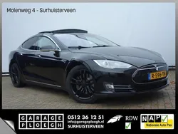 Zwart Gebruikt 2014 Tesla Model S Performance Sedan | € 24.900