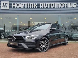 Zwart Gebruikt 2021 Mercedes CLA250 Shooting Brake AMG line Stationwagen | € 29.940