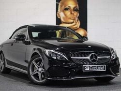 Zwart Gebruikt 2018 Mercedes C180 Premium Plus Cabriolet | € 27.950 (Eerlijke prijs)