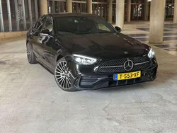 Zwart Gebruikt 2022 Mercedes C300 AMG line Sedan | € 44.850