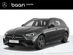 Grijs, metallic lak Nieuw 2025 Mercedes C300 AMG line Stationwagen | € 62.337