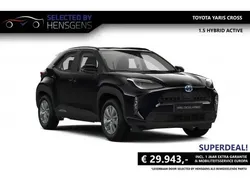 Zwart, metallic lak Nieuw 2025 Toyota Yaris Cross Active SUV | € 28.949 (Goede deal)