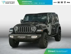 Zwart Nieuw 2025 Jeep Wrangler Unlimited Sahara SUV | € 89.990 (Iets duurder)