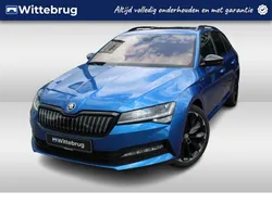 Blauw Gebruikt 2021 Skoda Superb SportLine Stationwagen | € 28.950 (Eerlijke prijs)