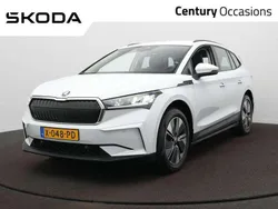 Wit, metallic lak Gebruikt 2024 Skoda Enyaq iV Selection SUV | € 31.900 (Goede deal)