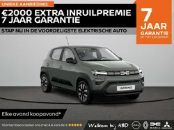 Groen, metallic lak Nieuw 2025 Dacia Spring Expression Hatchback | € 22.525