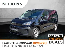 Zwart Nieuw 2024 Peugeot Partner S MPV | € 22.645 (Eerlijke prijs)