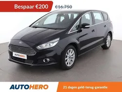Zwart Gebruikt 2018 Ford S-MAX Titanium MPV | € 16.749 (Super prijs)